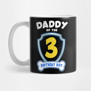 Daddy of the birthday Boys 3rd B-day Gift For Kids Tollders Mug